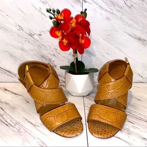 Tory Burch Leather Wedges